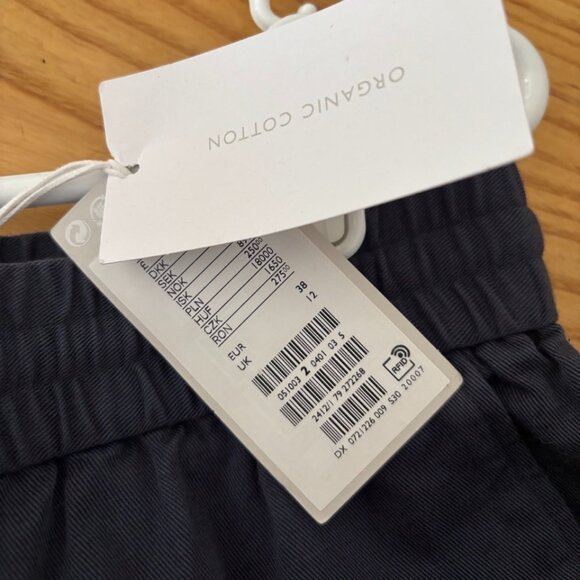 NWT Cos Cotton Twill Pants - Blue - Sz 38 - Picture 4 of 6